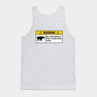 Funny Tapirs Quote Tank Top